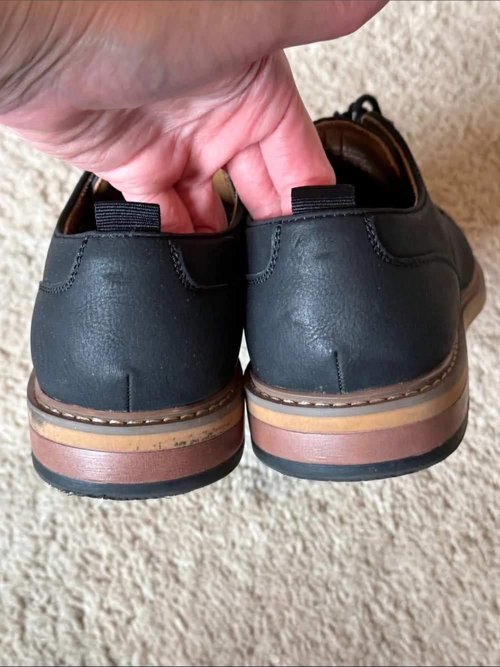 Steve Madden  Men’s Black Suede  Oxfords size 7